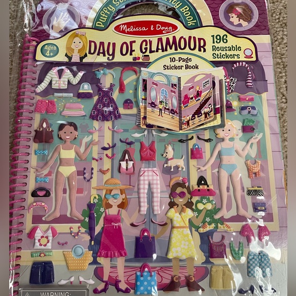 Melissa and Doug Day of Glamour Sticker book - Picture 3 of 4